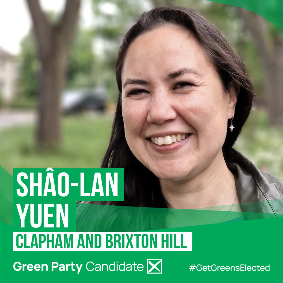 Lambeth Green Party Candidates for the 2024 General Election Lambeth